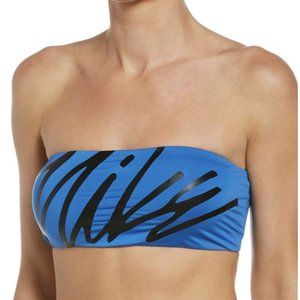 Nike NESSC252 Logo Bandeau Bikini Top  Blue ( L )